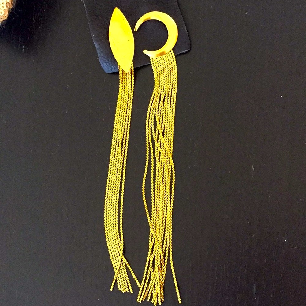 Free People Gold Mixed Dangle earrings